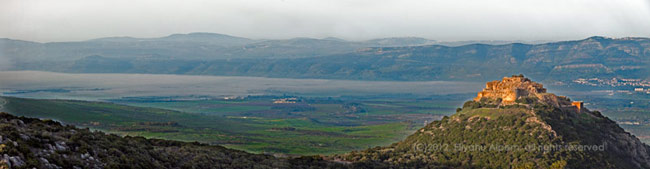 Nimrod Fortress, Eliyahu Alpern Israel Panoramic Photography